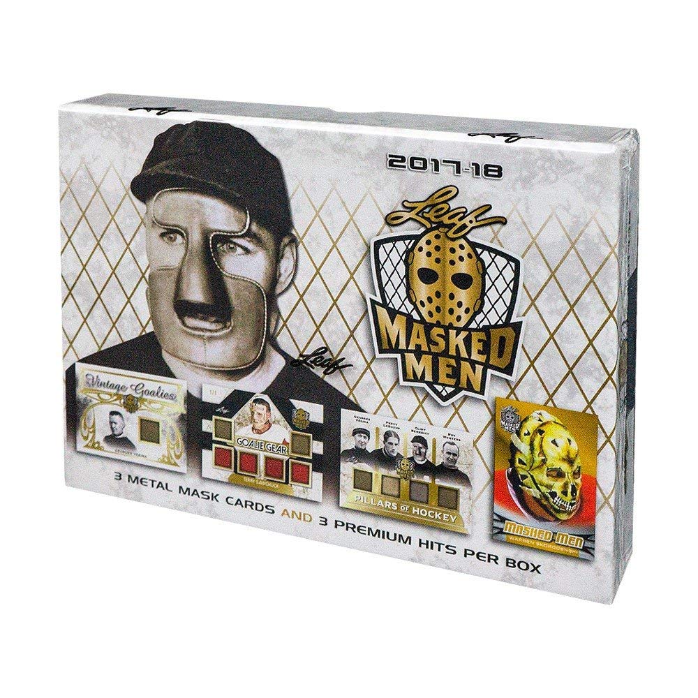 2017-18 Leaf Masked Men Hockey Hobby Sealed Box - BigBoi Cards