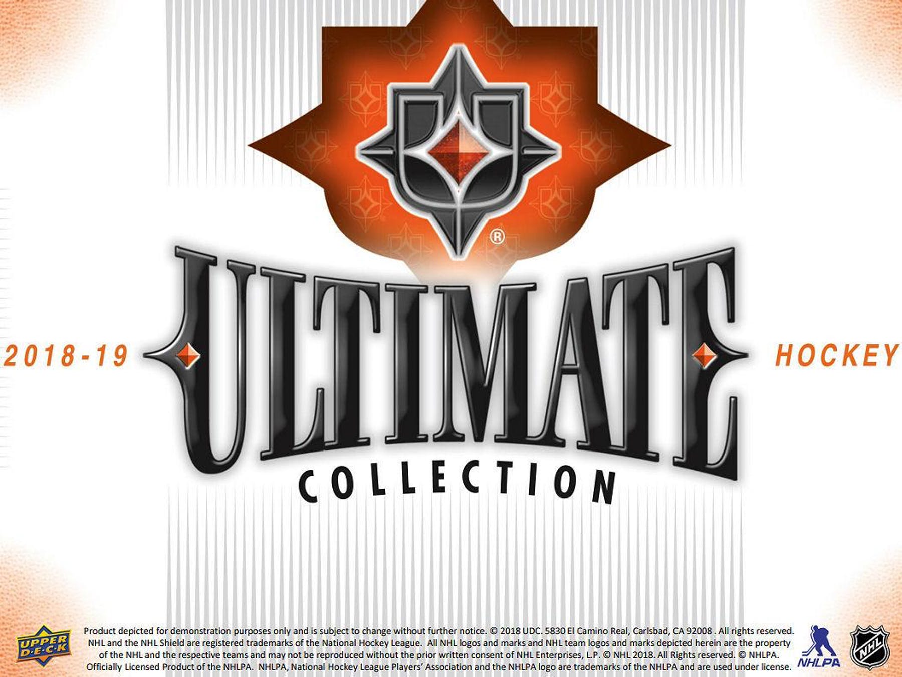 2018-19 Upper Deck Ultimate Collection Hockey Hobby Case (Boxes of 8 ) - BigBoi Cards