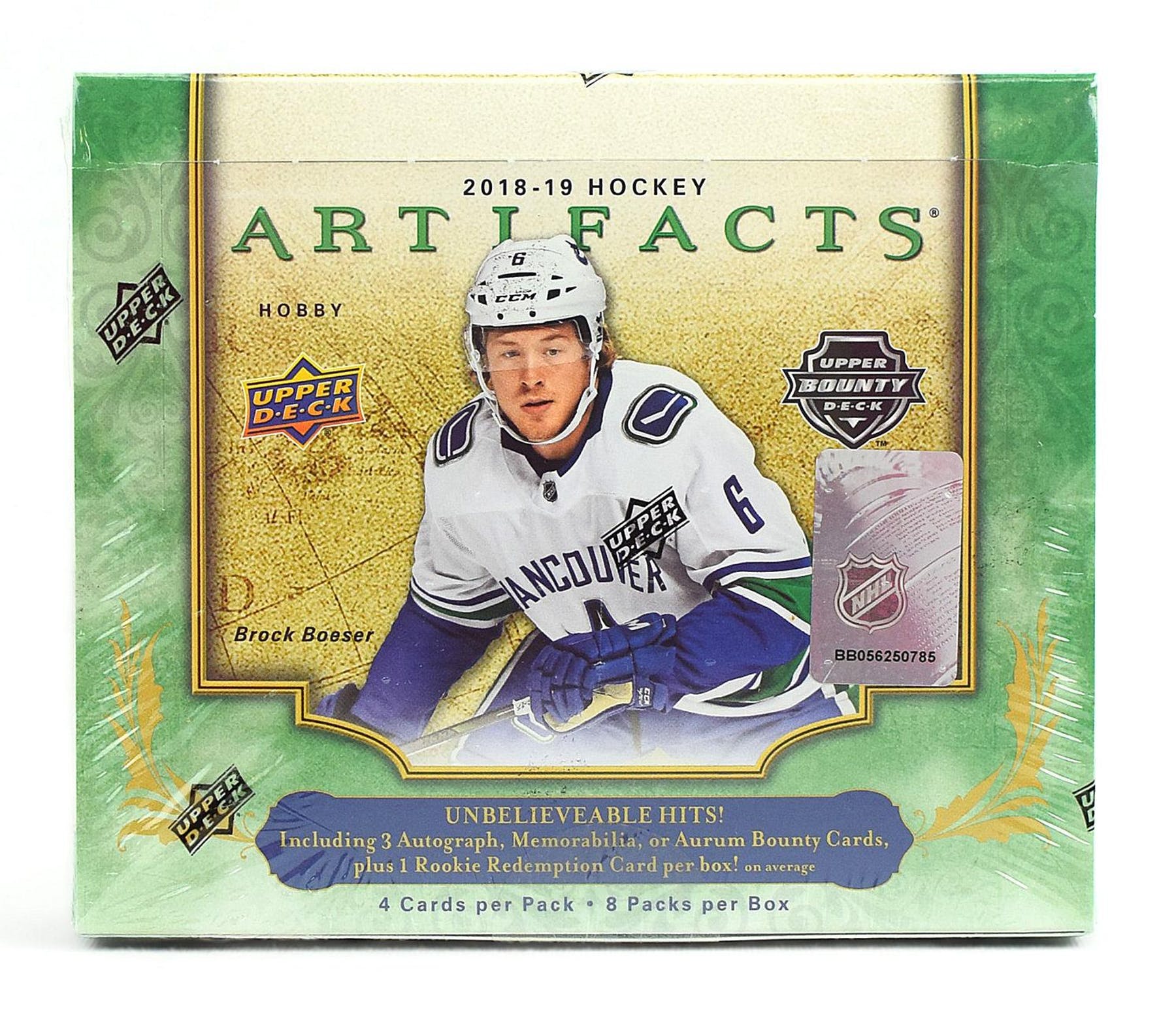 2018-19 Upper Deck Artifacts Hockey Hobby Case (Boxes of 10) - BigBoi Cards