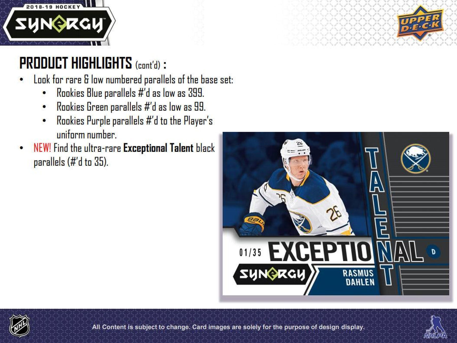 2018-19 Upper Deck Synergy Hockey Hobby Box - BigBoi Cards