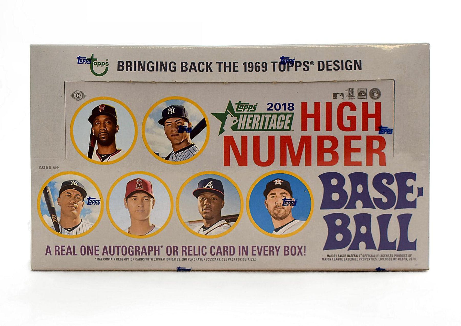 2018 Topps Heritage High Number Baseball Hobby Box - BigBoi Cards