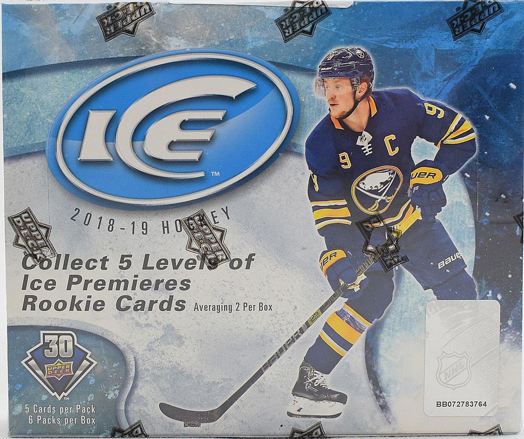 2018-19 Upper Deck Ice Hockey Hobby Case (Boxes of 10 ) - BigBoi Cards