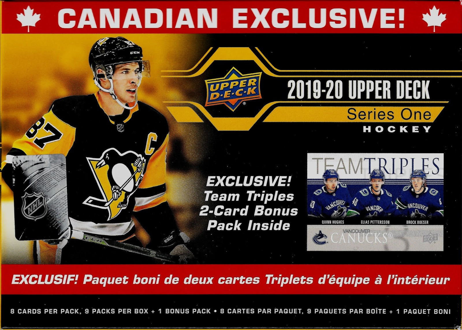 2019-20 Upper Deck Series 1 Hockey Canadian Exclusive Box - BigBoi Cards