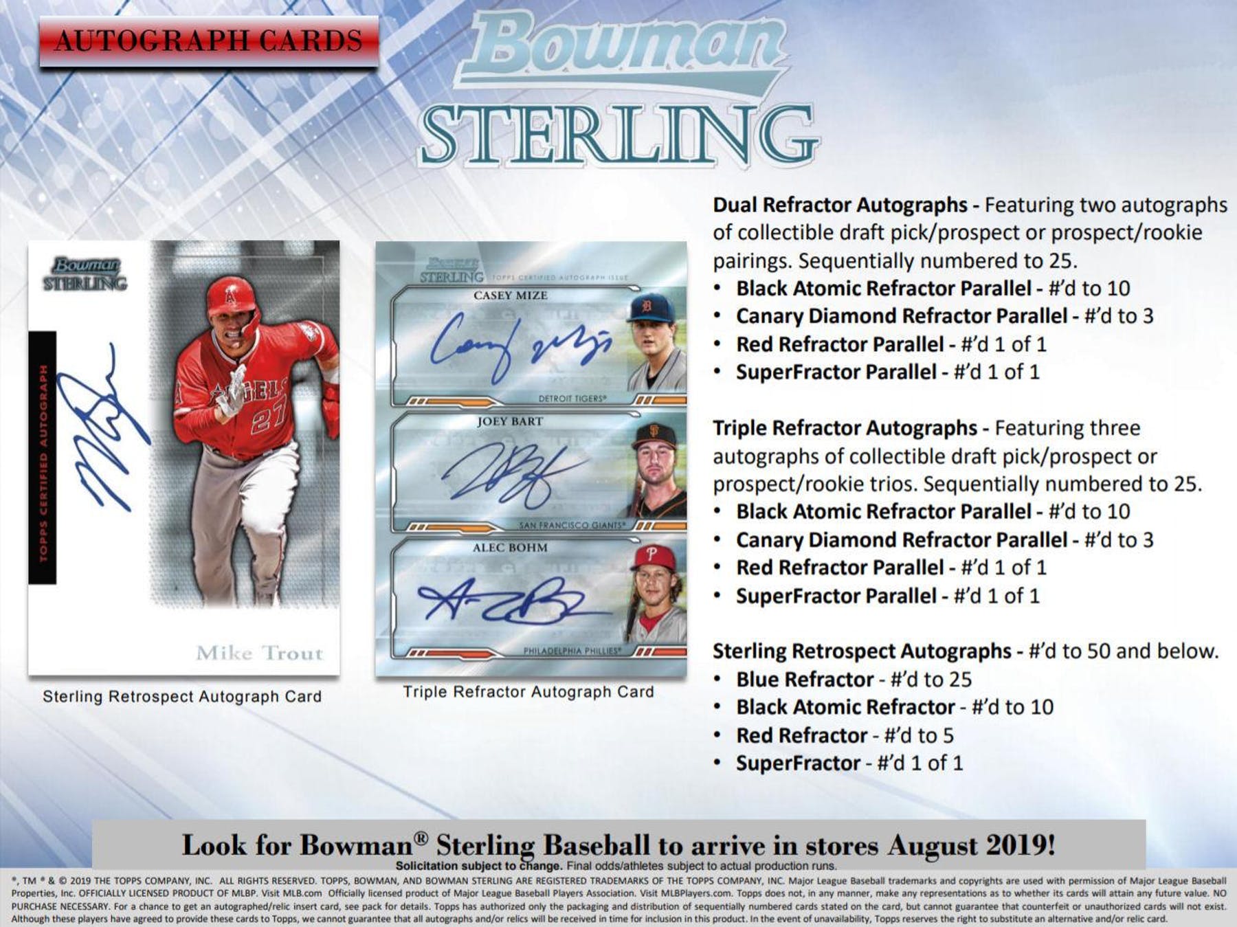 2019 Bowman Sterling Baseball Hobby Box - BigBoi Cards