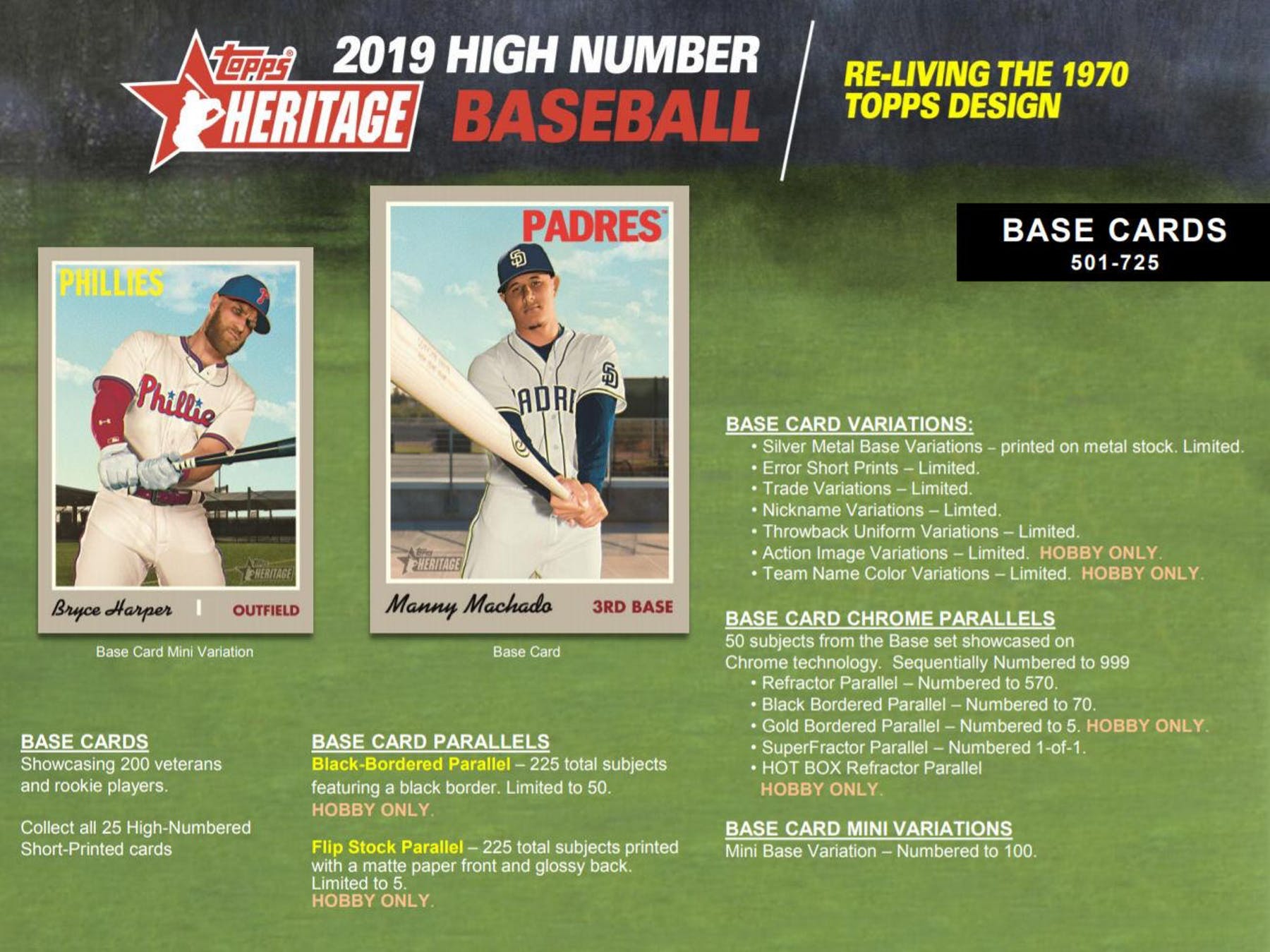 2019 Topps Heritage High Number Baseball Hobby Box - BigBoi Cards
