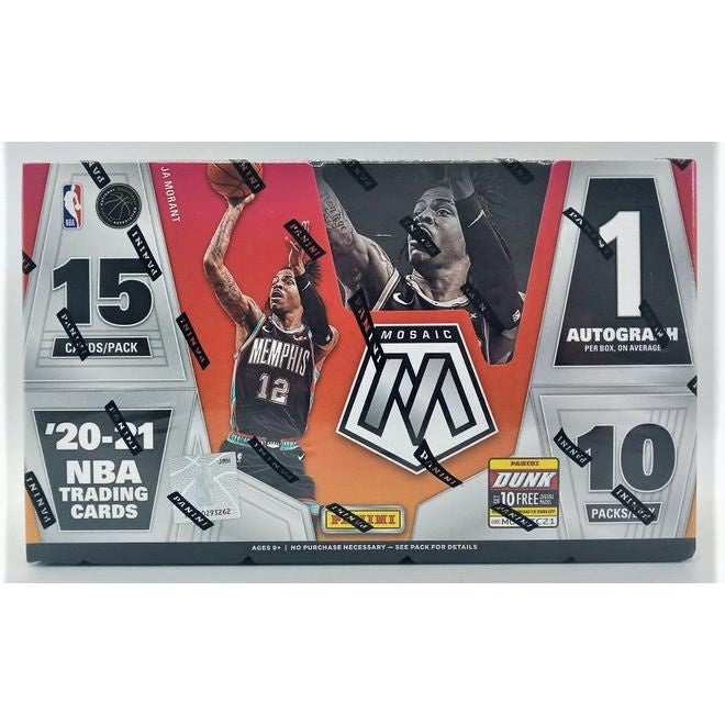 2020-21 Panini Mosaic Basketball Hobby Box - Miraj Trading