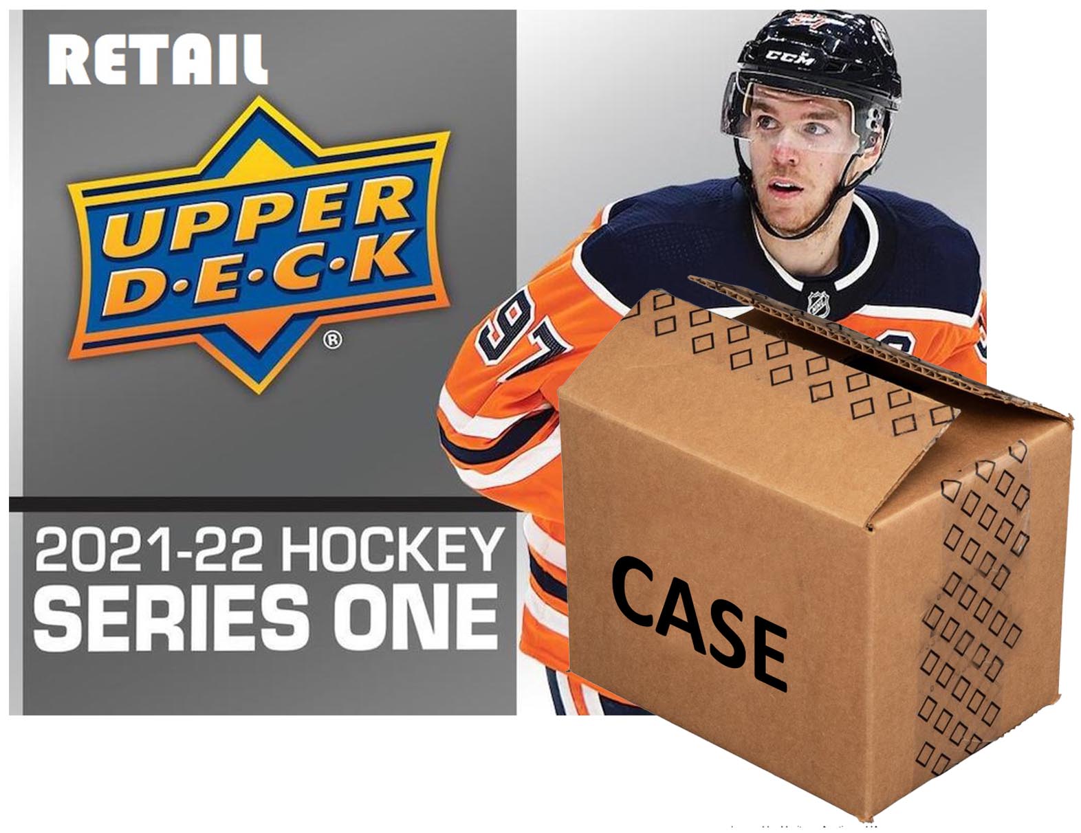2021-22 Upper Deck Series 1 Hockey Retail Case (Case of 20 Boxes) (Pre-Order) - Miraj Trading