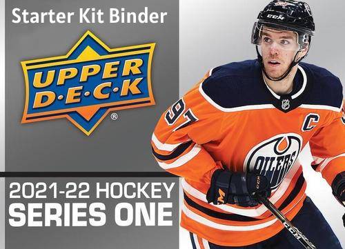 2021-22 Upper Deck Series 1 Hockey Starter Kit Binder (Pre-Order) - Miraj Trading