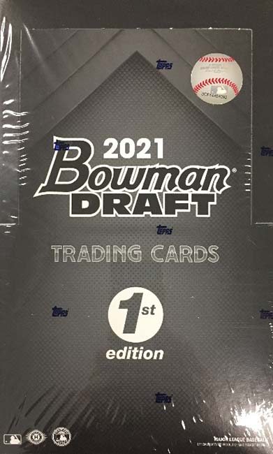 2021 Topps Bowman Draft 1st Edition Baseball Hobby Box - Miraj Trading