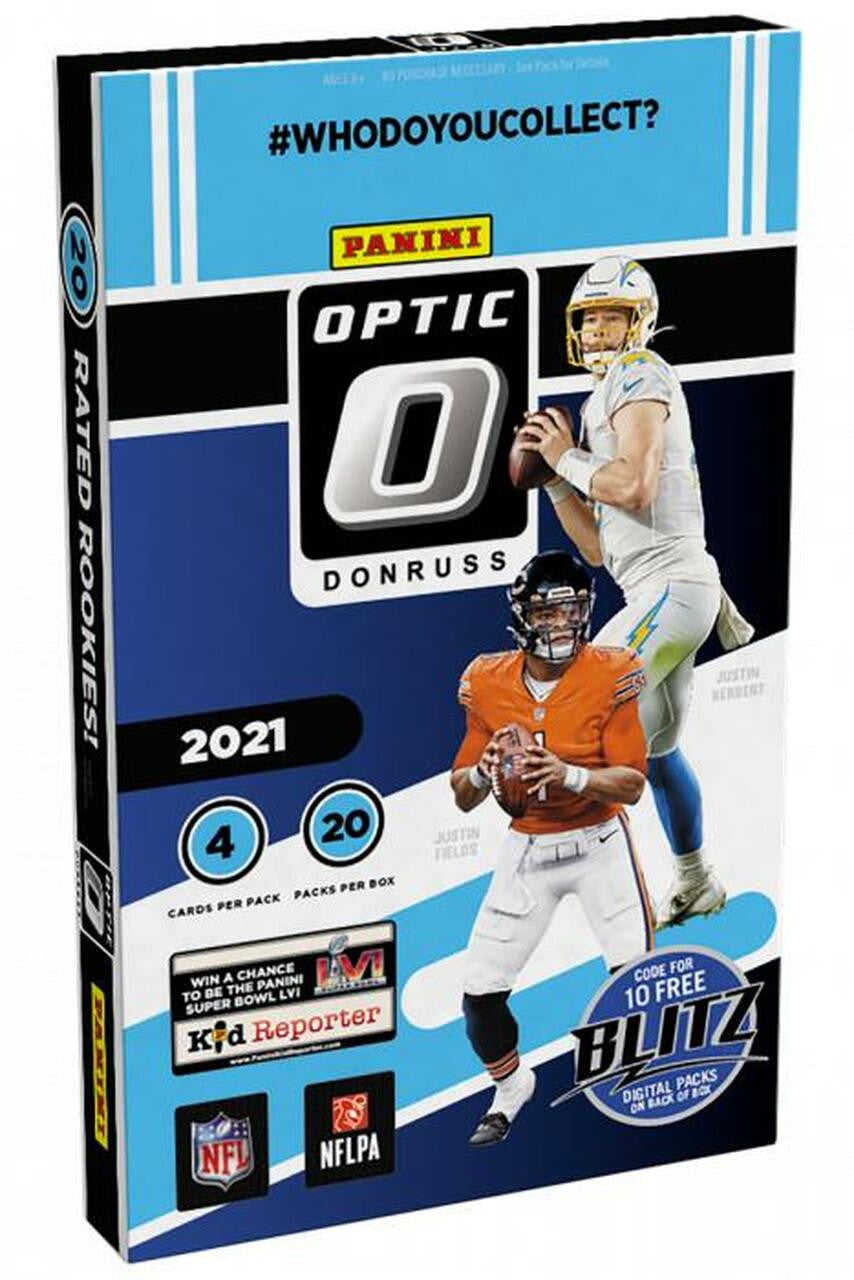 2021 Panini Donruss Optic Football Hobby Box - Miraj Trading