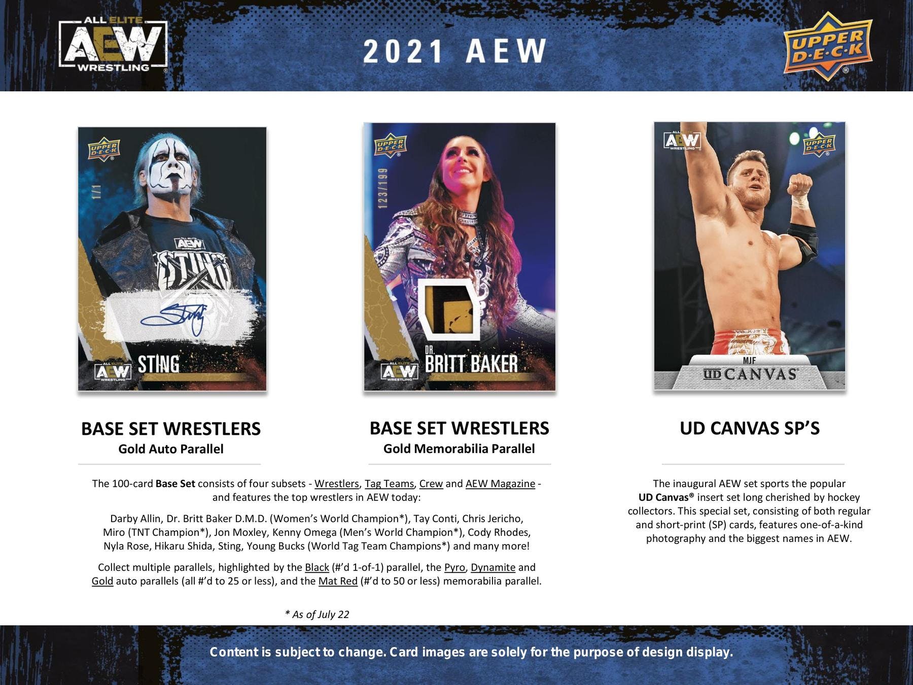 2021 Upper Deck AEW All Elite Wrestling Hobby Box - Miraj Trading