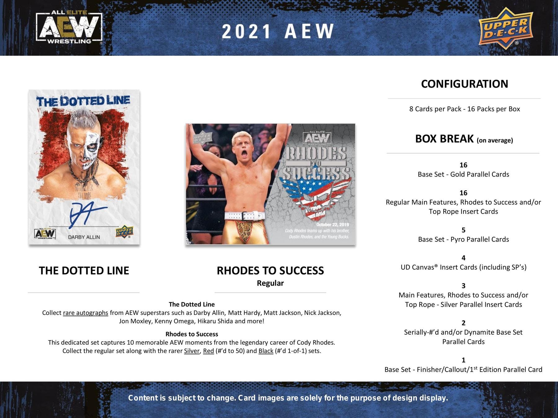 2021 Upper Deck AEW All Elite Wrestling Hobby Box - Miraj Trading