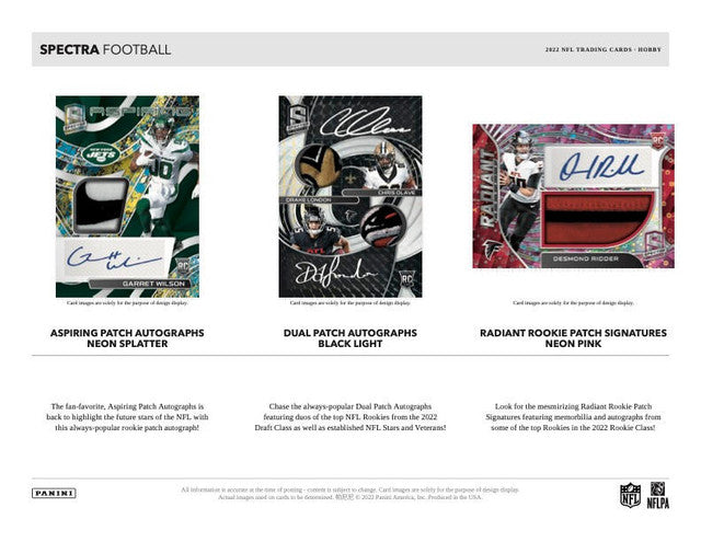 2022 Panini Spectra Football Hobby Box - Miraj Trading