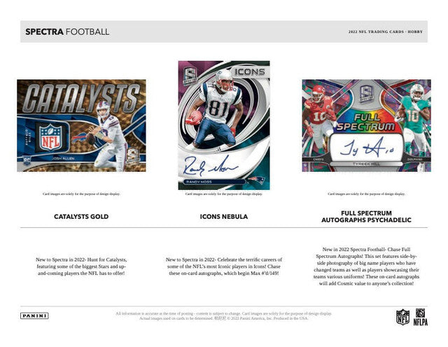 2022 Panini Spectra Football Hobby Box - Miraj Trading