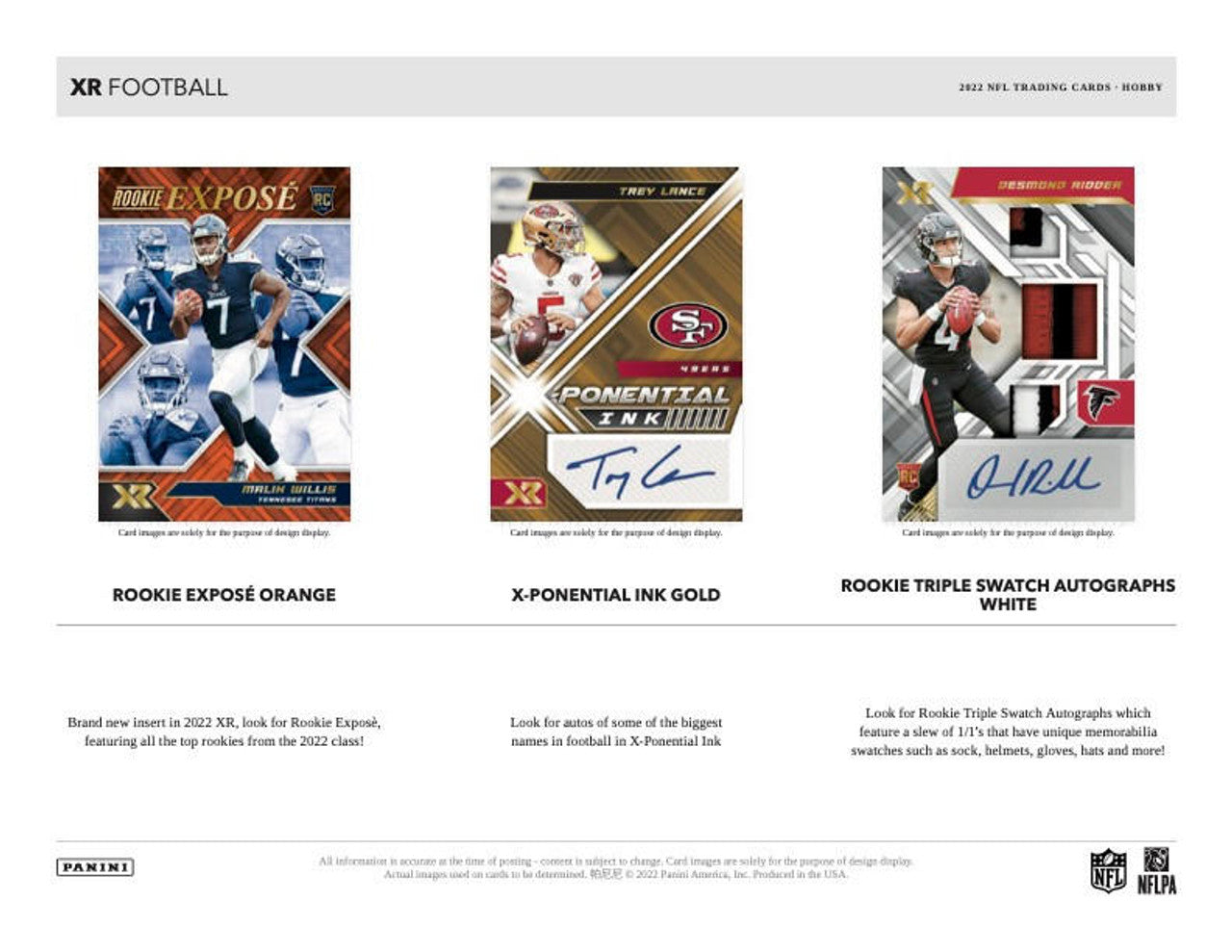 2022 Panini XR Football Hobby Box - Miraj Trading