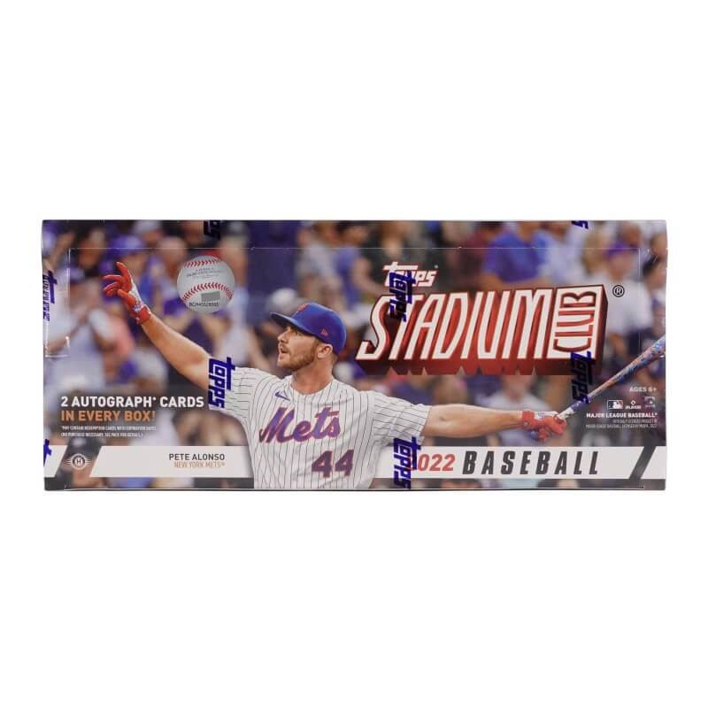 2022 Topps Stadium Club Baseball Hobby Box - Miraj Trading