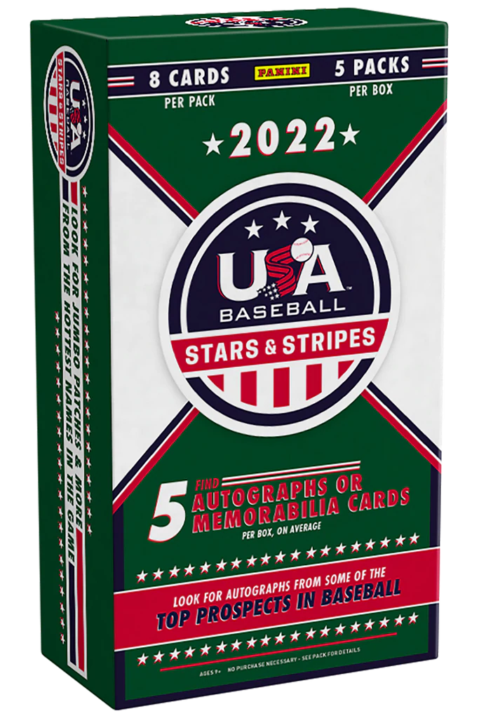 2022 Panini USA Stars and Stripes Baseball Hobby Box - Miraj Trading