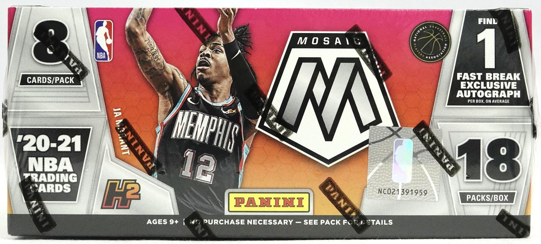 2020-21 Panini Mosaic H2 Basketball Fast Break Box - Miraj Trading