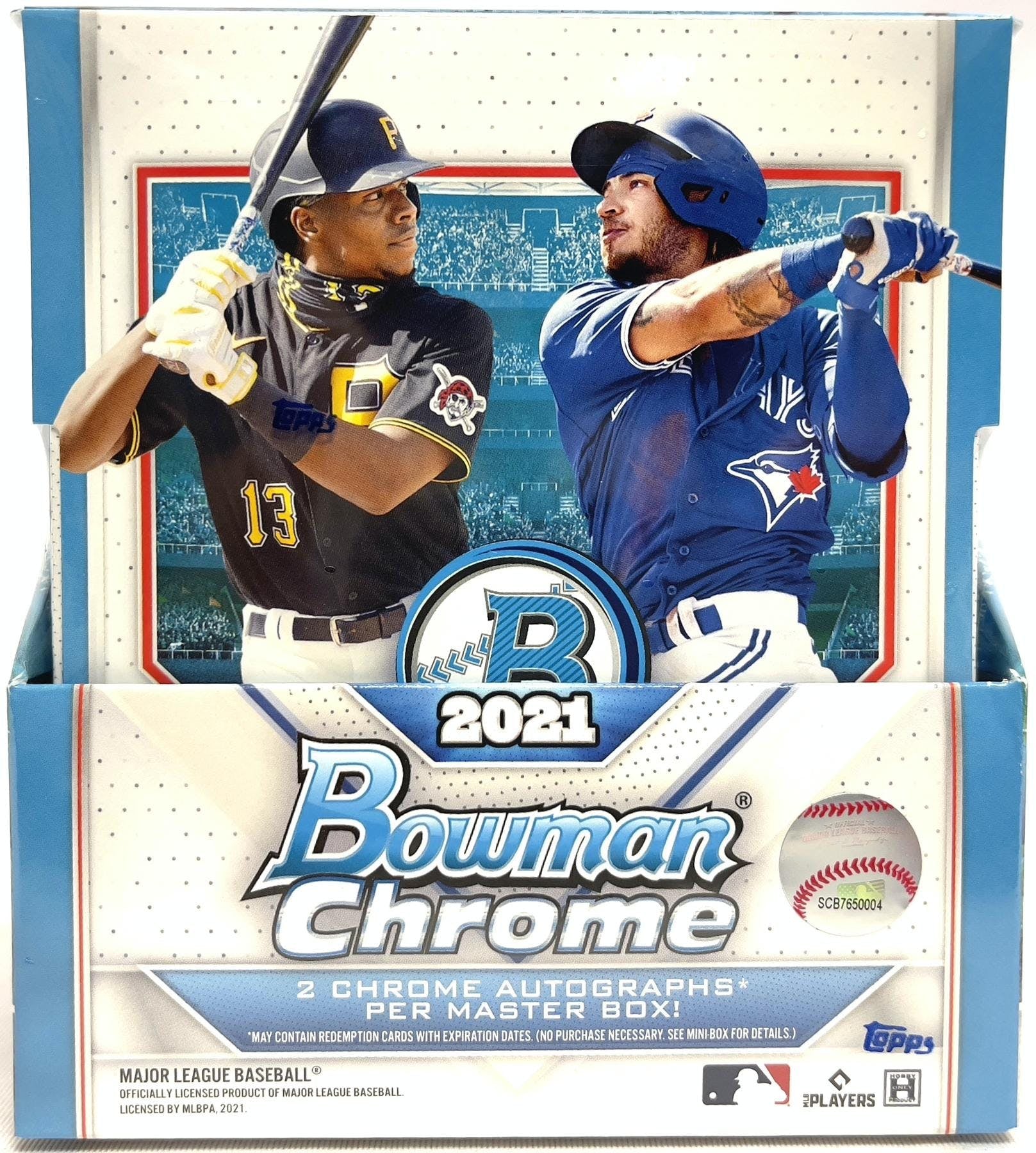 2021 Bowman Chrome Baseball Hobby Box - Miraj Trading