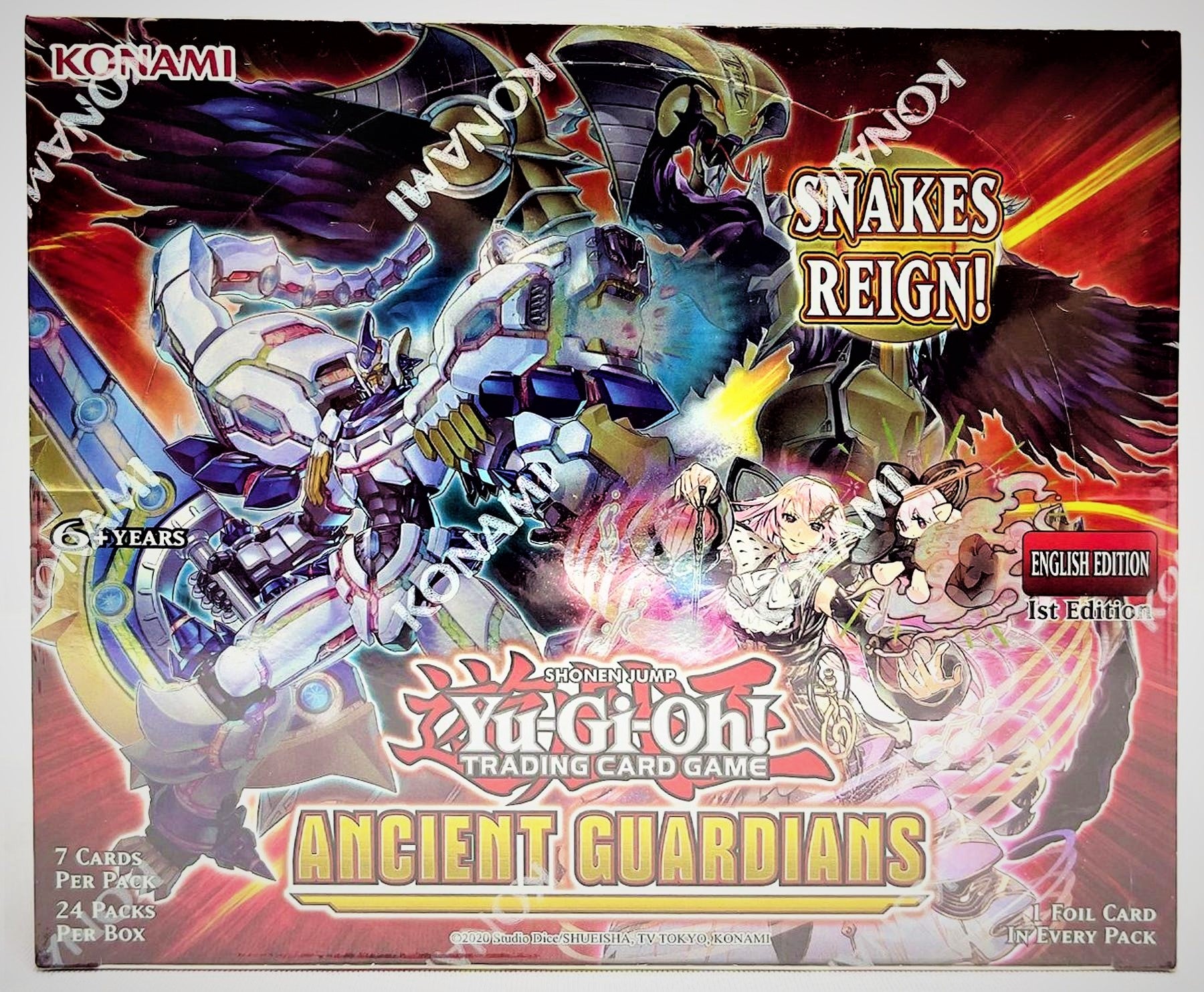 Yu Gi Oh! Ancient Guardians Booster Case (Case of 12 Boxes) - Miraj Trading