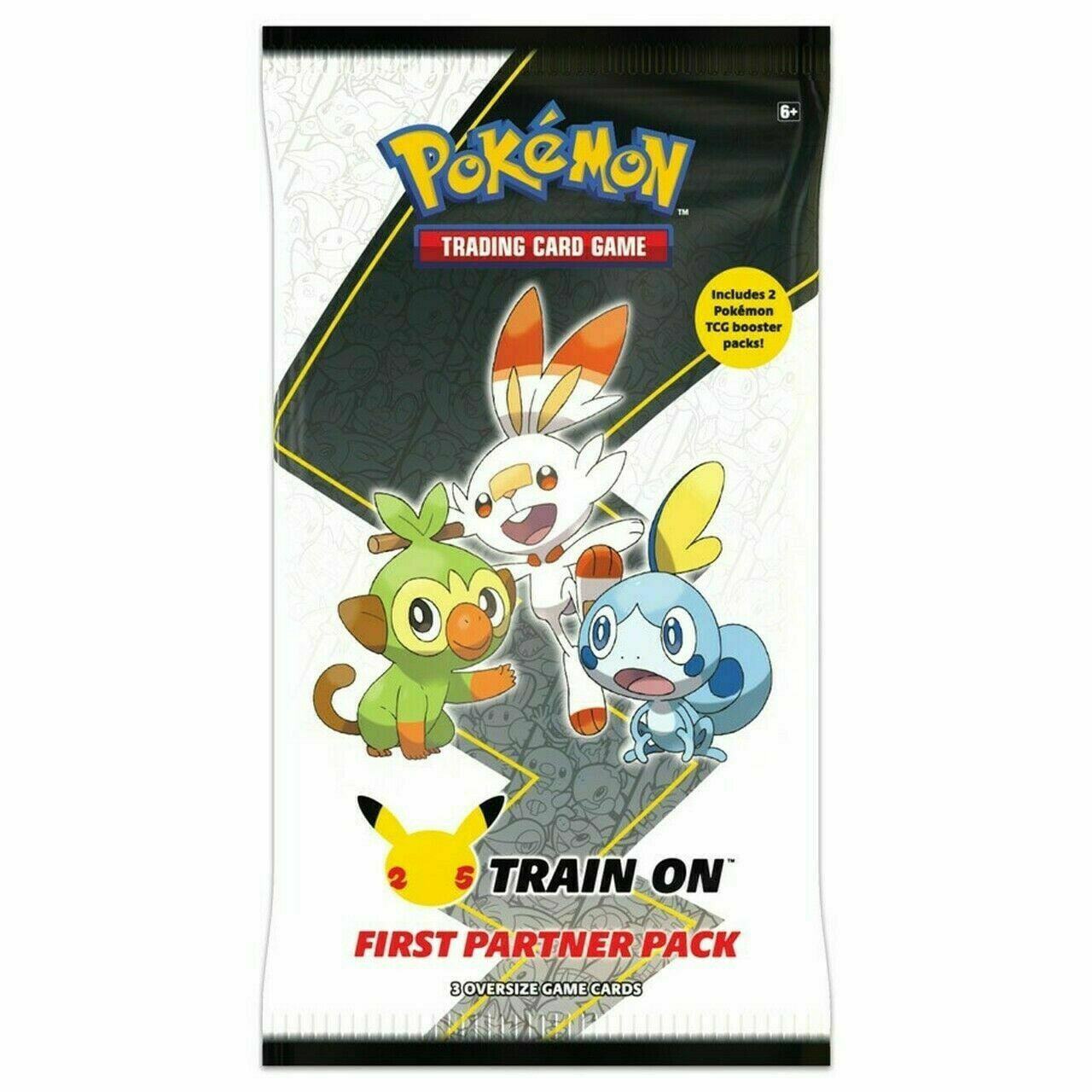 Pokemon Train On First Partner Pack- 25th Anniversary Pokemon Train On First Partner Pack- 25th Anniversary