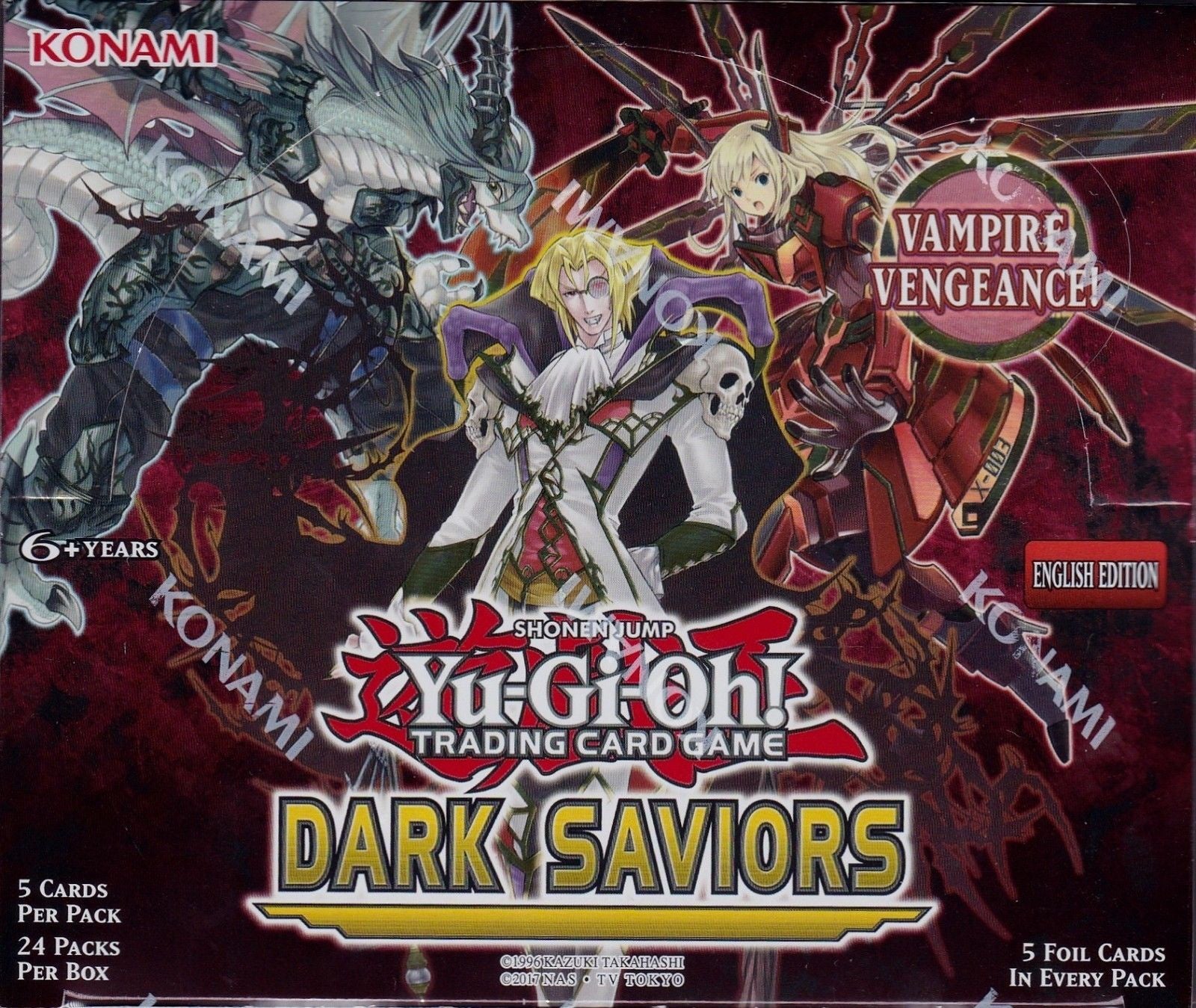 yugioh card sets 2017 Yugioh Dark Saviors Unlimited Edition Booster Box