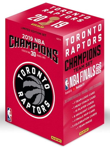 2019 Panini Toronto Raptors NBA Champions Basketball Blaster Box - BigBoi Cards