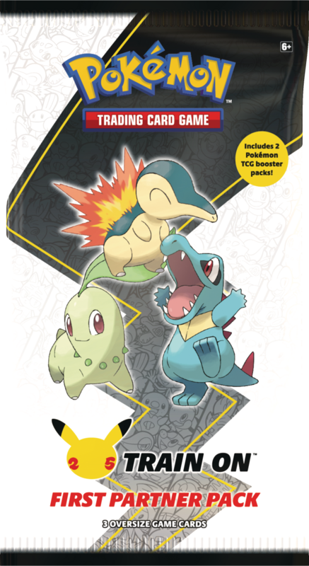 pokemon trading card game train on first partner pack Pokemon Train On First Partner Pack- 25th Anniversary September(Johto)