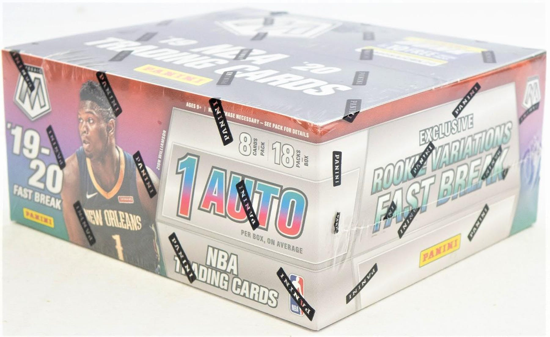 2019-20 Panini Mosaic Fast Break Basketball Hobby Box - BigBoi Cards