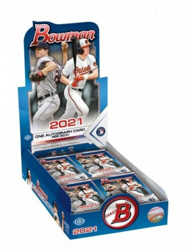 2021 Topps  Bowman Baseball Hobby Box - Miraj Trading