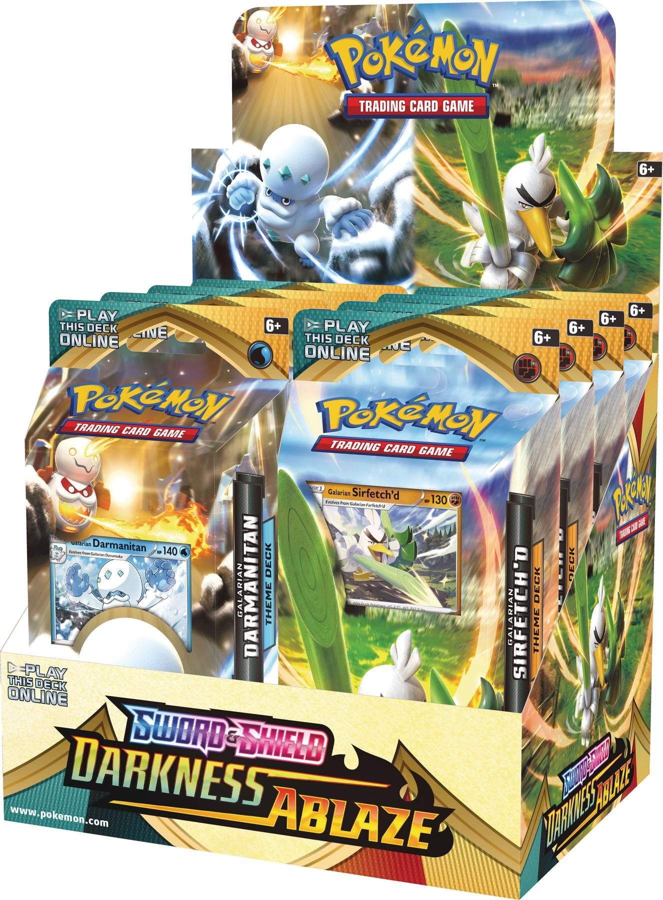 Pokemon Sword & Shield: Darkness Ablaze Theme Deck Box Pokemon Sword & Shield: Darkness Ablaze Theme Deck Box