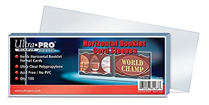 Ultra Pro Horizontal Booklet Card Sleeves