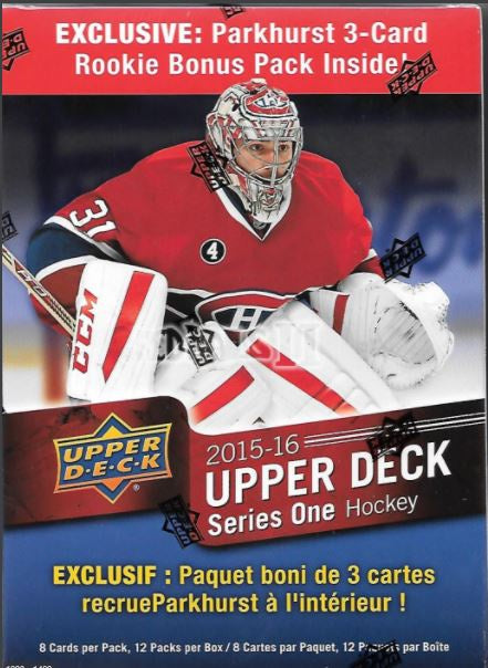 2015-16 Upper Deck Series 1 Hockey Mega Box - BigBoi Cards