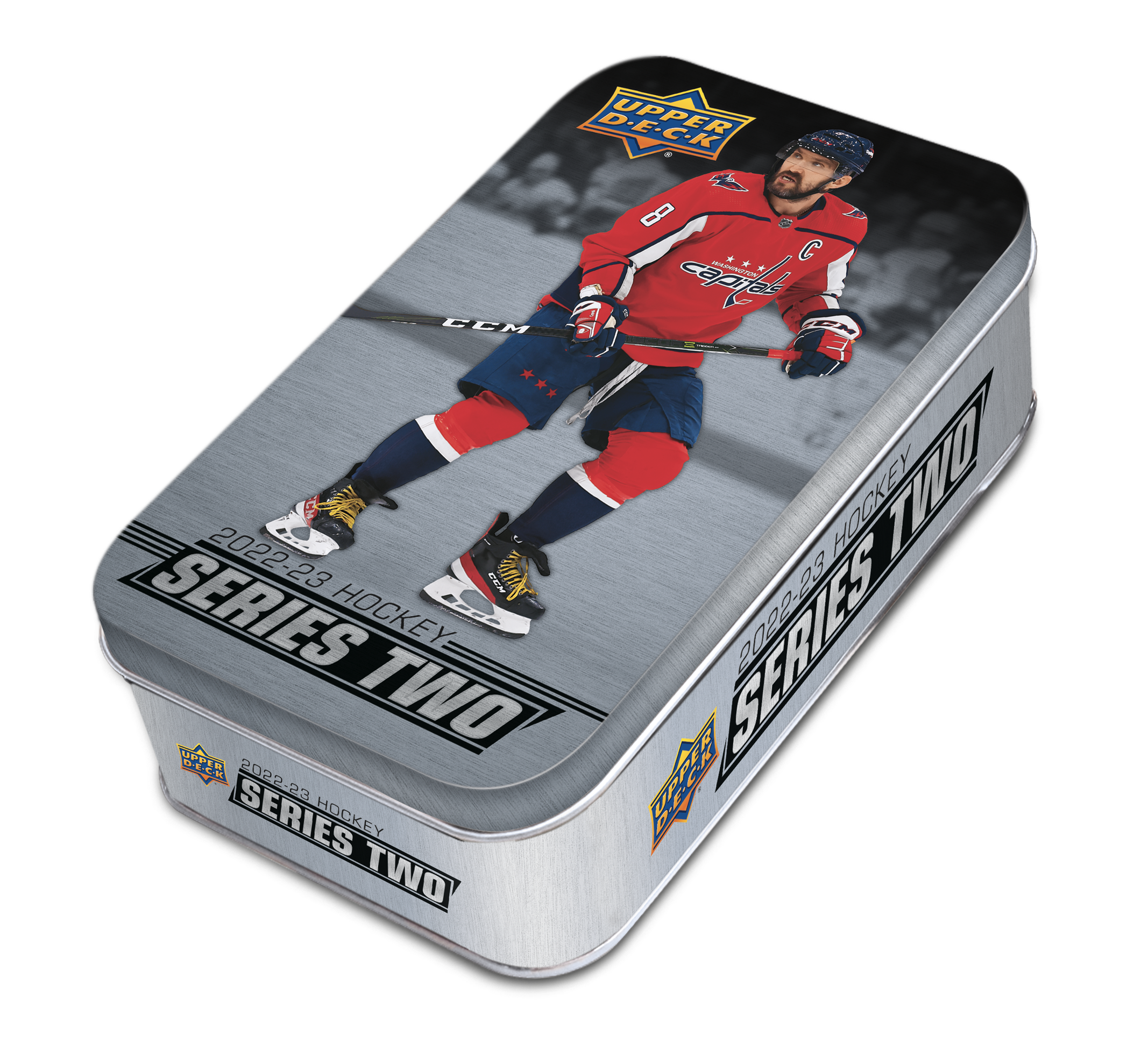 2022-23 Upper Deck Series 2 Hockey Tin Case (Case of 12 Tins) - Miraj Trading