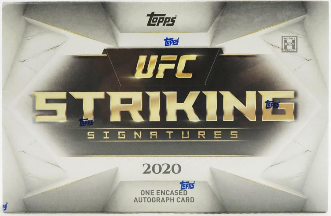 2020 Topps UFC Striking Signatures Hobby Box - BigBoi Cards