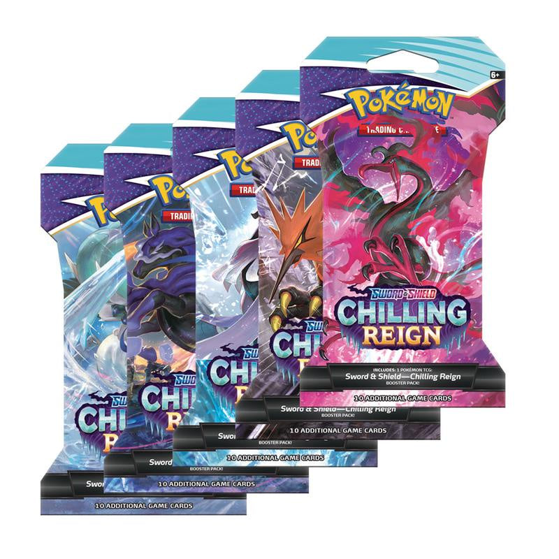 Pokemon Sword & Shield Chilling Reign Sleeved Booster Pack (24 packs a