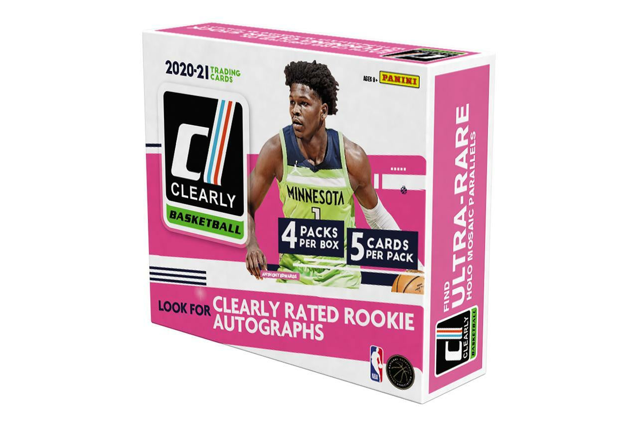 2020-21 Panini Donruss Clearly Basketball Box - Miraj Trading