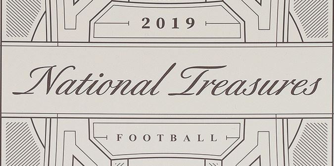 2019 Panini National Treasures Football Hobby Box - BigBoi Cards