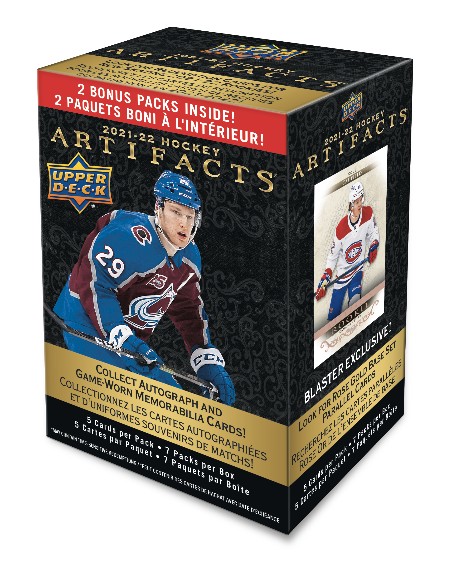 2021-22 Upper Deck Artifacts Hockey Blaster Case (Case of 20 Boxes) (Pre-Order) - Miraj Trading