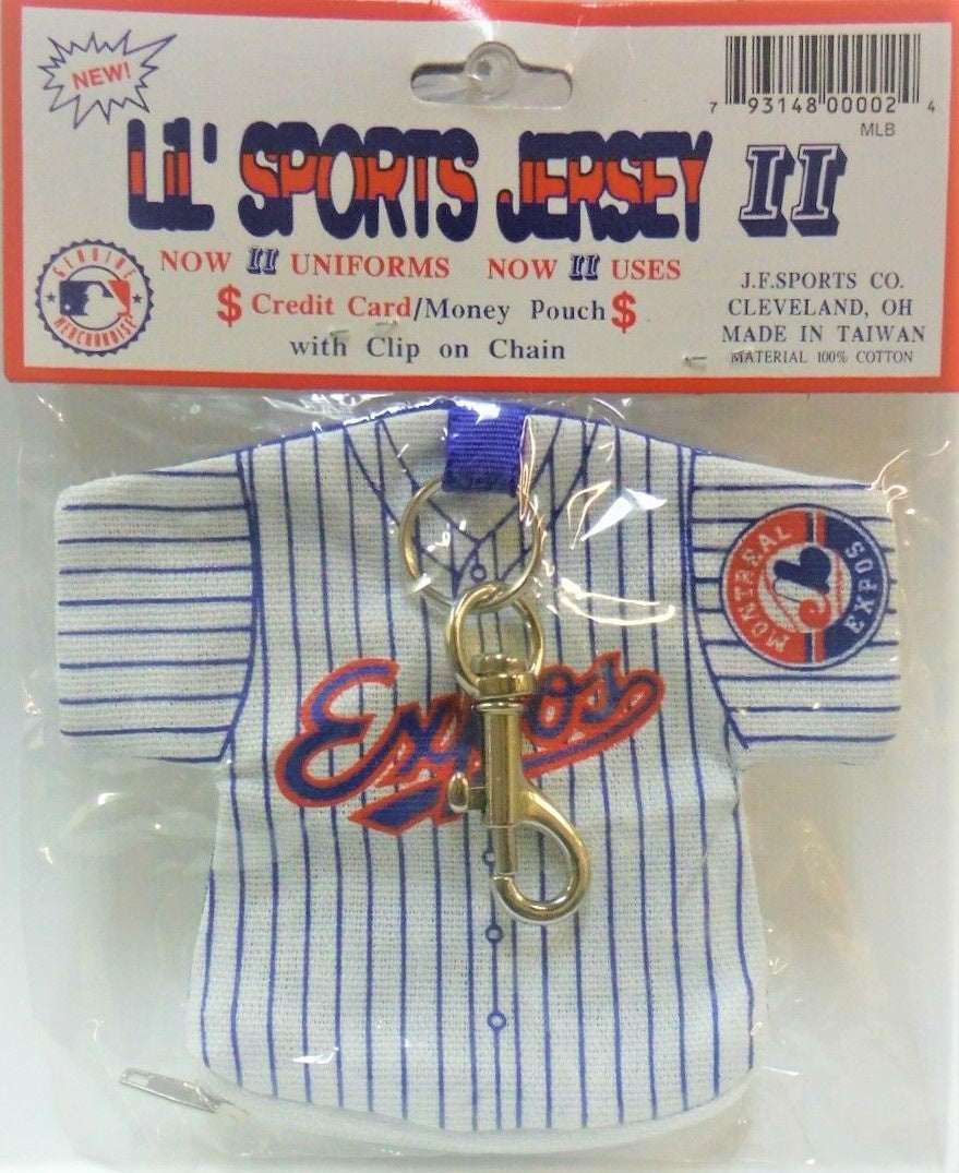 MLB Lil' Sports Jersey Money Pouch with Clip on Chain - BigBoi Cards