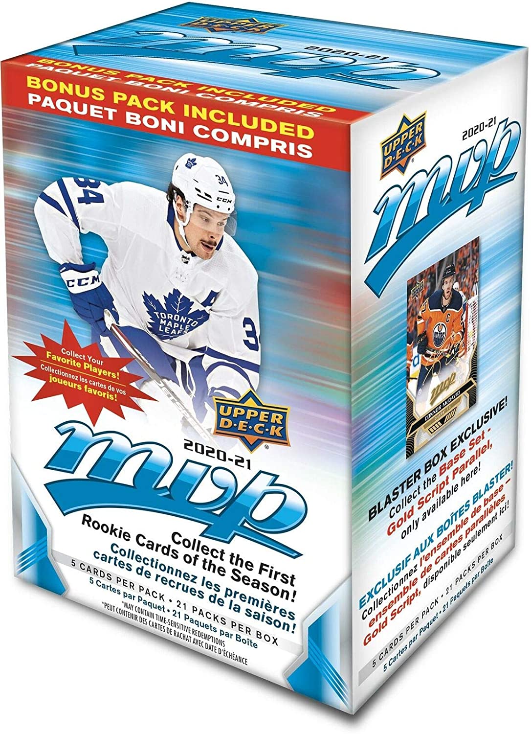 2020-21 Upper Deck MVP Hockey Blaster Box - BigBoi Cards
