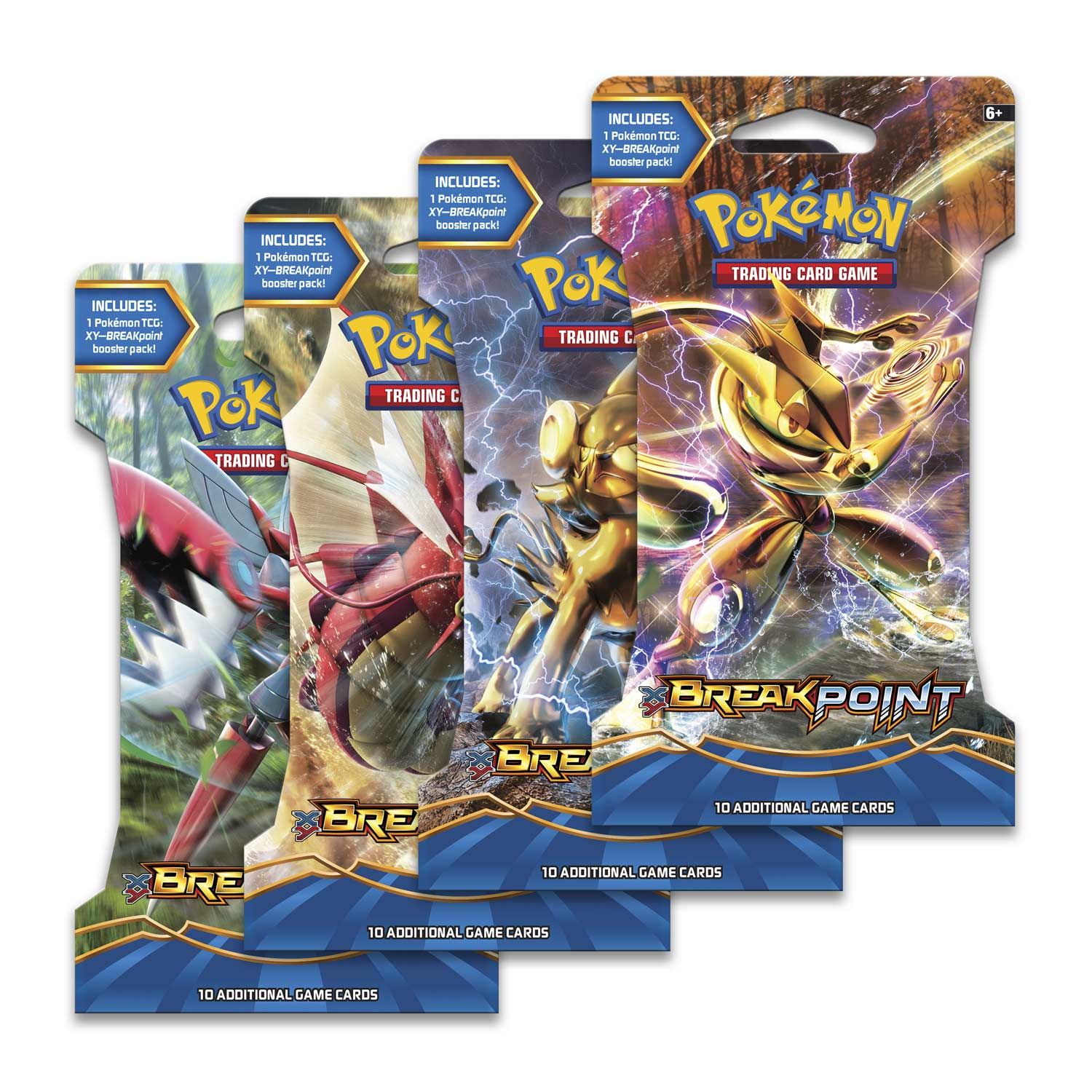Pokemon XY Break Point Sleeved Booster Pack (24 packs a lot)