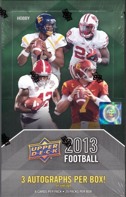 2013 Upper Deck Football Hobby Box - BigBoi Cards