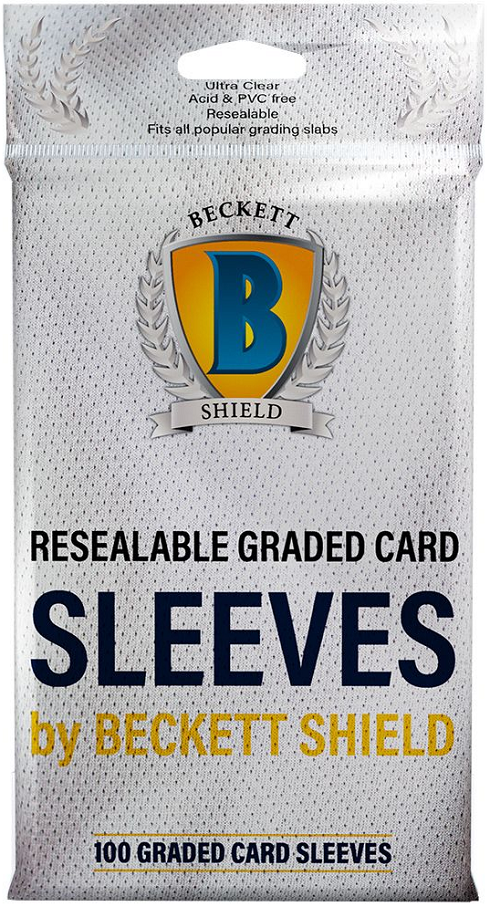 Beckett Shield Resealable Graded Card Sleeves (Lot of 2) - Miraj Trading