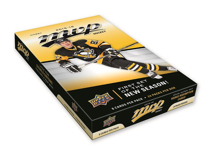 2015-16 Upper Deck MVP NHL Hockey Hobby Case (Boxes of 16) - BigBoi Cards
