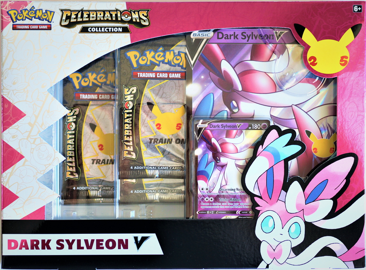 neo genesis pokemon card list Pokemon Celebrations Collection Dark Sylveon V Box