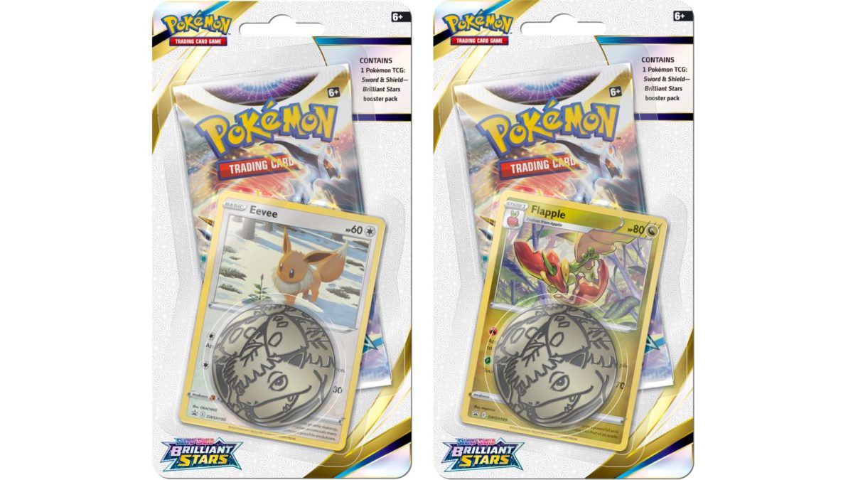 Pokemon Sword & Shield Brilliant Stars Checklane Blister Packs (Set of 2) (Pre-Order) - Miraj Trading
