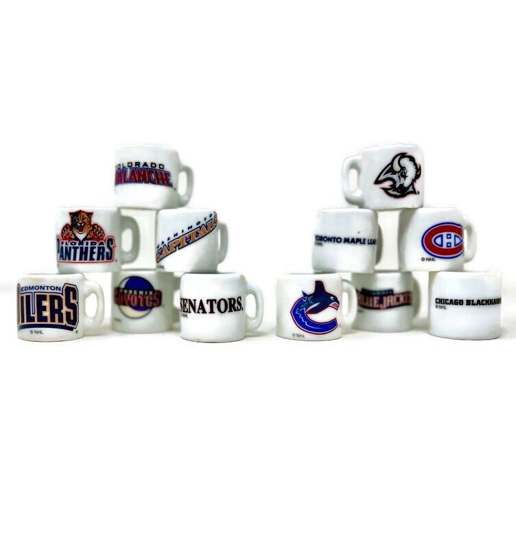 Canadians Team - Coffee Mini Ceramic Mugs (Set of 30) - Miraj Trading