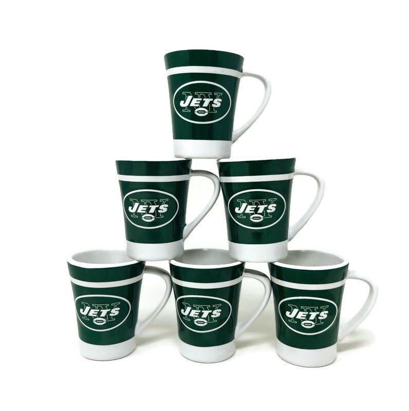 New York Jets NFL Mini Mugs (Set of 6) - Miraj Trading