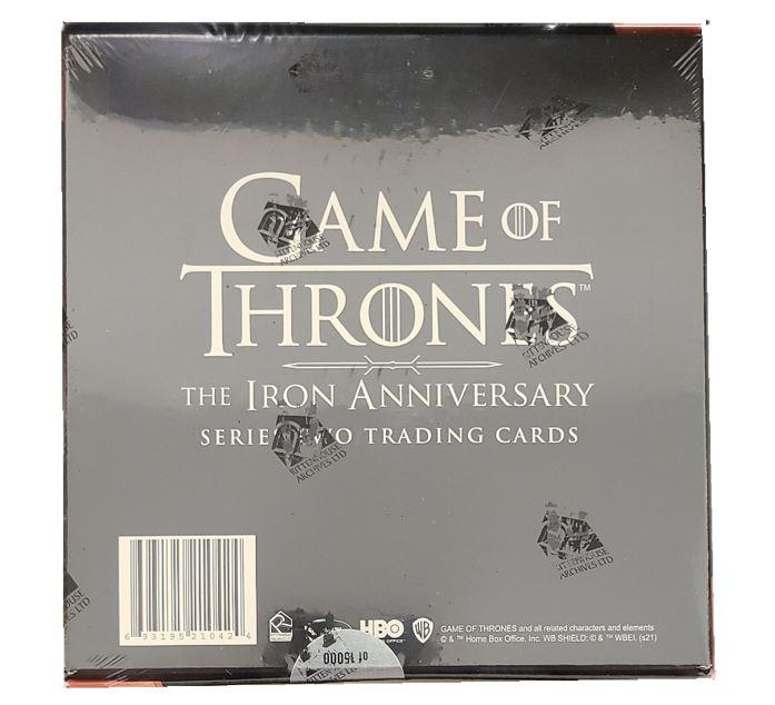 Rittenhouse Archives Game of Thrones Iron Anniversary Series 2 Hobby Box - Miraj Trading